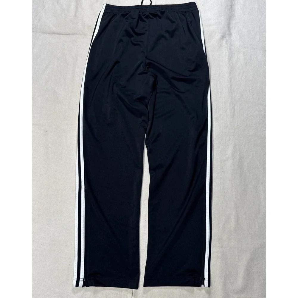 Vintage 90s Adidas Tracksuit Set Size L Black White Baggy Lined Trefoil